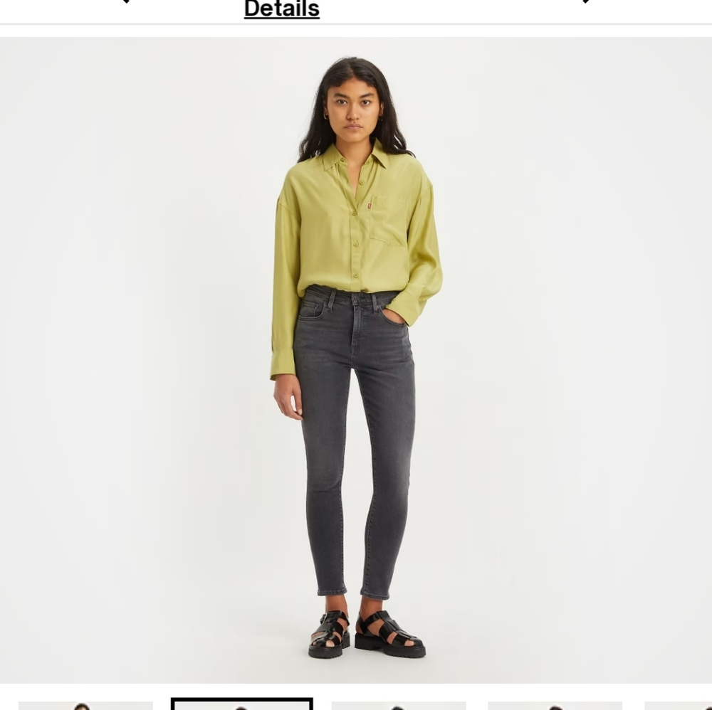 LEVIS 721 high rise skinny size 32